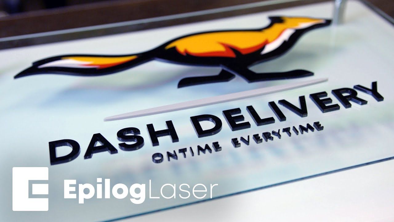 Laser cutting and engraving signage with an Epilog Laser
